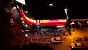 Vista aérea da Esquina de Vidro — O Butiquim no Centro de Maringá